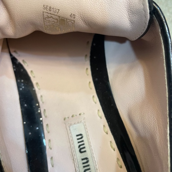 Authentic Miu Miu blue glitter studded women sneakers size 40 - Picture 4 of 6